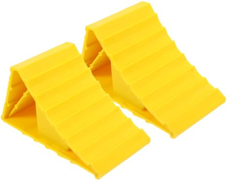 CHICAMPERA Cales De Roue pour Caravane avec Poignée 2 Pièces | Abs Robuste, Avec Poignée, Protection Des Pneus En Stationnement, 2 Pièces