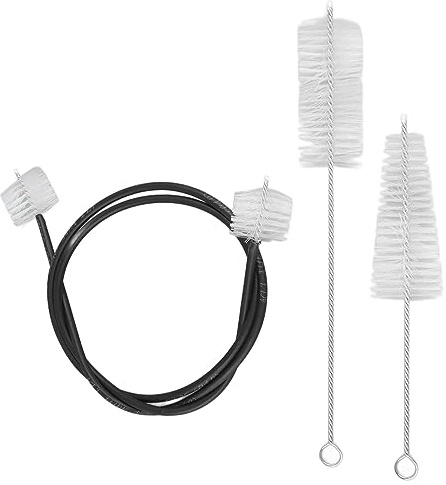 Horn bürste Reinigungs set Premium Französisch Trompeten Seil Bürsten Musik instrument Saubere Werkzeug Set für Messing instrumente Wartung 3 Stück Metall und Borste