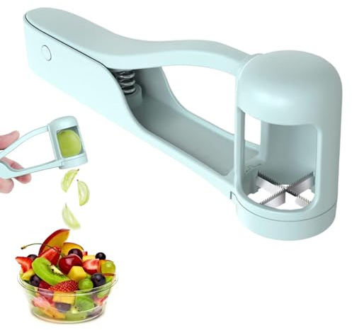 Coupe Raisin Enfant Trancheuse de Fruits Coupe Fruits et Légumes en Lamelle-Petits Bébé pour La de Salade Fruits Fraises