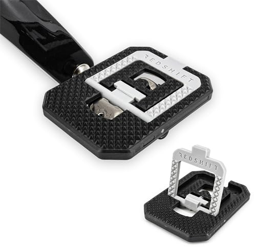 REDSHIFT Mousetrap Pedal Adapters for SPD Clipless, Black/Gray | Pedal Adapters for SPD-Compatible Clipless Pedals, Gravel, Road, MTB, Commuter, and Hybrid Bikes