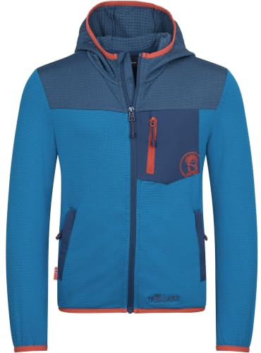 Trollkids Kids Holmedal Jacket | Leichte, funktionelle Outdoorjacke mit wärmender Waffelstruktur, feuchtigkeitsableitend und Brusttasche. Ideal für Abenteuer!
