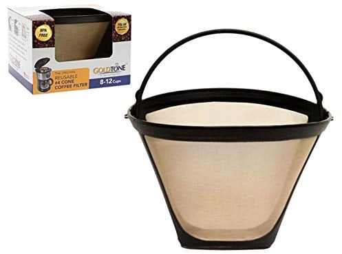 GoldTone Filtre à café réutilisable de rechange pour machines et brasseurs Cuisinart