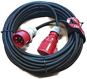 CEE Verlängerungskabel Starkstromkabel 16A 5x2,5mm² MRS (5m mit Phasenwender 221205)