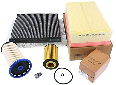 Original Inspektionspaket TDI Filter 1.6L 2.0L Diesel Motor kompatibel mit A3 8V Golf 7 Sportsvan A3 8V + Sportback Leon 5F Octavia 5E SuperB 3V