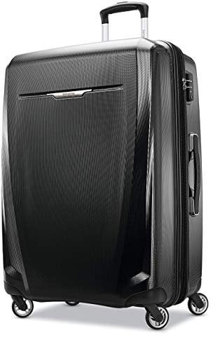 Samsonite Winfield 3 DLX Hardside Erweiterbares Gepäck mit Spinnern, Schwarz, Carry-On 20-Inch, Winfield 3 DLX Hardside erweiterbares Gepäck mit Drehrollen