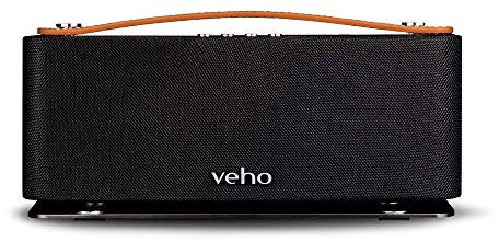 Veho MR7 Mode Retro Bluetooth Speaker | Stereo Speakers | Portable | Wireless | Microphone | Handsfree Calling | 8W2 (VSS-401-MR7)