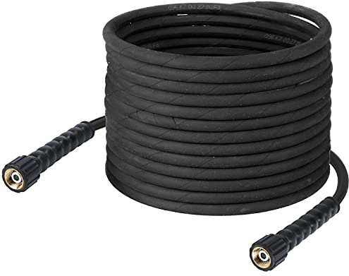 McFilter | Hochdruckschlauch 10m, für Hochdruckreiniger Kränzle Quadro Serie, Kärcher HD Serie (ohne EasyLock) - NW 8 x 1, 220 bar, 155 °C, Anschlüsse M22 IG sys 2k / M22 IG sys 2k