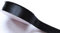 CaPiSo 25m doppelseitiges Satinband Premium-Qualität Schleifenband Satin Dekoband Geschenkband beidseitig (Schwarz, 25mm)