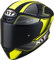 KYT TT Course Tourist Helm (Gray/Yellow,L (59/60))