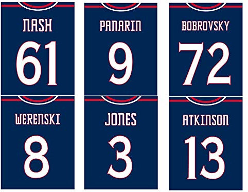 Columbus Blue Jackets Poster-Set, 6 Stück