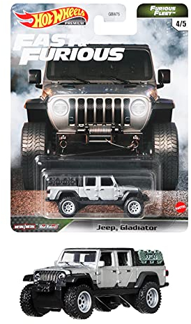 Fast and Furious DieCast Modellauto Jeep Gladiator – Maßstab 1/64, Länge 7 cm GRK52