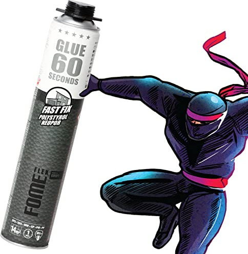 Klebeschaum [850 ml] – 60-Sekunden Dämmschaum Spray – Schnellster Bauschaum mit 18kg/cm Zugwiderstand ohne zusätzliche Ausdehnung – Verbessertes Wohnen mit Tegra