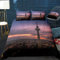 PONGLPKBB Bettwäsche 135x200 Berliner Sonnenuntergang, Mikrofaser Bettbezüge - 1 x Bettbezug mit Reißverschluss + 1 Kissenbezug 80x80 cm für Kinder Jungs Mädchen
