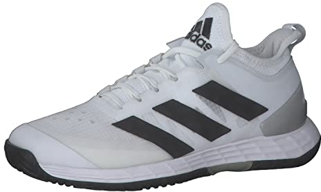 Adidas Unisex Adizero Ubersonic 4 M Shoes-Low (Non Football), FTWR White Core Black Silver Met, 45 1/3 EU