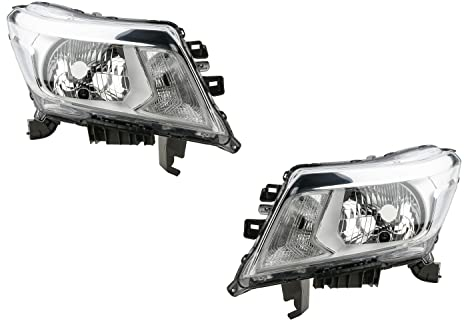 Johns, Scheinwerfer Satz passend für Nissan Navara Scheinwerfer (D40) 10/15- H4 Set links & rechts Neuw.
