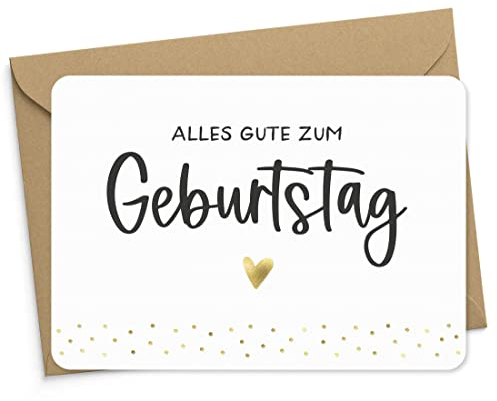 KuschelICH Alles Gute zum Geburtstag Karte DIN A6 mit Briefumschlag (Geburtstag)