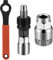 Bicycle Crank Extractor Puller, Bike Crank Puller Tool Set, Bottom Bracket Remover, 16mm Wrench Spanner Set, Bicycle Removal Repair Tool for Mountain Bike Bicycle MTB Square Threaded Crankset