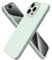 ORNARTO Compatible with iPhone 15 Pro Max Case 6.7, Slim Liquid Silicone 3 Layers Full Covered Soft Gel Rubber 15 Pro Max iPhone Case Cover 6.7 inch-Light Green