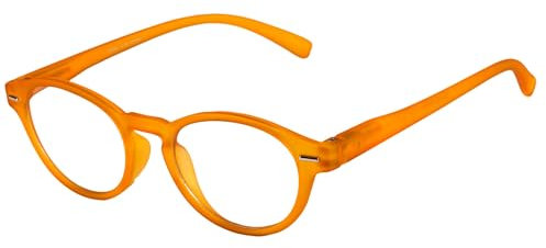 Isotoner Loupes de lecture mixte adulte branches flexibles confort, verres extra fins, +2.50, orange