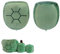 Homaskylynn Multifunctional Giant Wearable Turtle Shell Pillow, Turtle Shell for Anxiety, Turtle Shell Body Pillow, Adult Turtle Shell Pillow, Soft Green Turtle Body Pillow(Size:Small 23.6in)