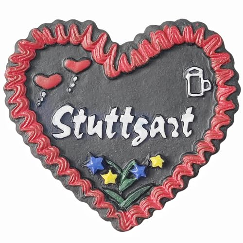 Stuttgart Deutschland Kühlschrankmagnet Reise Souvenir Kühlschrank Deko Magnetaufkleber 3D Handwerk