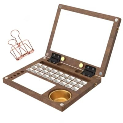 Amagogo Caja de Madera para Guardar Pinturas de Acuarela, Paleta de Acuarela, pigmentos de Pintura al óleo, Estuche portátil para Viaje, Bandeja para Pintura