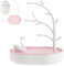 Falafoty Jewellery Stand Swan Jewelry Stand Tree Jewelry Stand Organizer Bracelet Display with Container for Earrings Necklaces Rings Watches