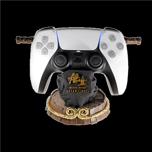 Black Myth Wukong Gamecontroller Ständer Mit Golden Hoop Tightening Curse Und Bronzecloud Ruyi Staff, Game-Handheld-Modelle Mit Rutschfester Harzbasis, Universelles Gamepad Für PS5/xbox/NS/Switch Pro