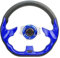 Auto Lenkrad Auto Sportlenkrad Rennsport Typ Universell 13 Zoll 320 Mm Modifiziertes Auto Styling(BLAU-1)