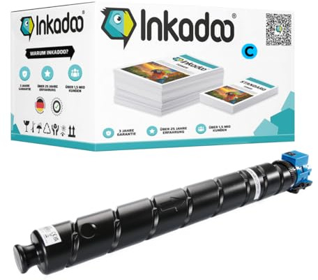 Inkadoo Kompatibel Toner für Utax CK-8512 Tonerkartusche 3207 Ci, 3206 Ci