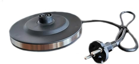 COLLBATH Jarra Calentar Agua Eléctrica 1.7l Hervidor De Vidrio Tetera Eléctrica Fácil De Limpiar Adecuado Para Hogar y Oficina