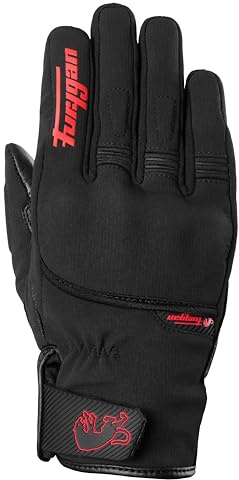 Furygan Jet All Seasons D3O EVO - Motorradhandschuhe für Herren - 100% Lederhandfläche - Touchscreen-Kompatibilität - Komfort - Atmungsaktiv & Leicht