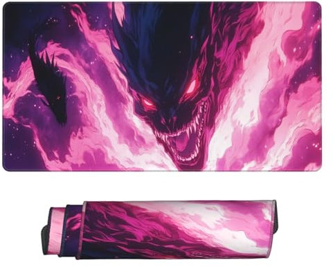 Tappetino Mouse XXL 800x400mm, Grande Tappetino Mouse Gaming, Anime giapponese Mouse Pad Waterproof, Computer Mousepad con Bordi Cuciti e Base in Gomma Antiscivolo, per Gioco, PC, Ufficio, Casa C2441