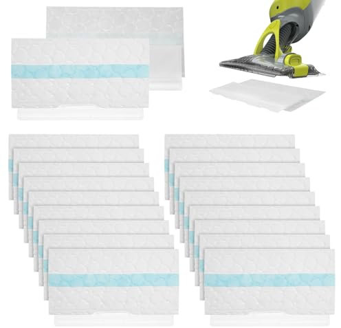 Ghshanog 20Pcs Disposable Mop Pads,Replacement Pads for Shark VACMOP Hard Floor Vacuum, Absorbing Pad Refills Compatible with Shark VacMop VM252 VM251C VM250 VM205 VM200 VM190 VC205 VC205 QM250