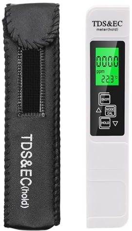 TSTER TDS - Testeur de qualité de l'eau, compteur de test d'eau numérique | PPM PPM pour la vérification précise de l'eau du robinet, le dispositif de main-d'œuvre durable pour l'eau potable, l'aquari