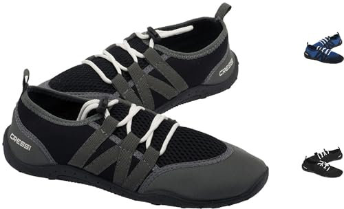 Cressi Elba Shoes - Erwachsene Wasserschuhe Unisex, Schwarz Grau, 40 EU
