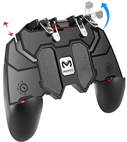 YouFirst Pubg Mobile Controller [ 6 Finger Gamepad / Ohne Lüfter ] COD Pubg Controller | Mobile Trigger | Handy Game Controller
