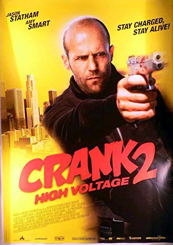 Crank 2: High Voltage - Jason Statham - Filmposter 120x80cm gerollt