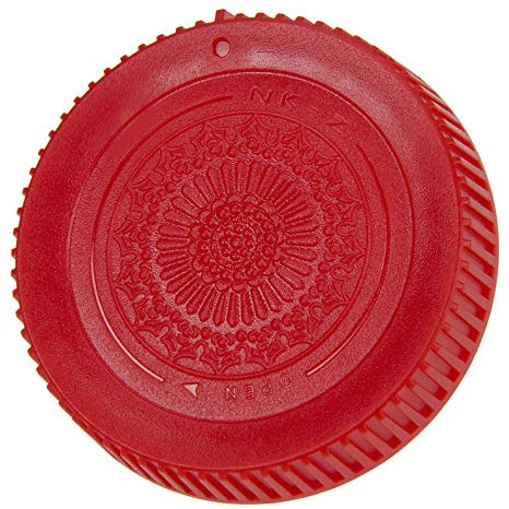 Fotodiox Designer Objektivdeckel für Nikon Z Objektive – kompatibel mit Nikon Z-Mount Objektiven und Adapter-Halterungen (ersetzt Nikon LF-N1 hinterer Objektivdeckel) – Rot