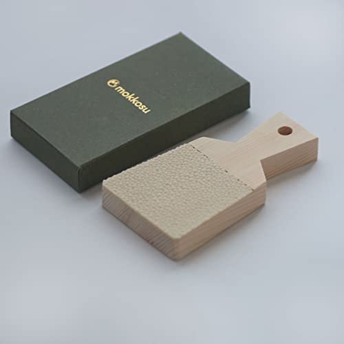 Mokkosu Japanese Classic Grater for Wasabi and Ginger, Medium Size, Made in Japan