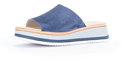 Gabor Damen Pantoletten, Frauen Slip On,Moderate Mehrweite (G),Backless Slipper,Gartenschuhe,Sommerschuhe,Jeans (LDS),38 EU / 5 UK