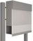 Standbriefkasten Manhattan Special White Grau