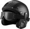 Casco vintage retrò Scooter Casco jet ciclomotore Casco mezzo casco in pelle 3/4 con visiera Casco aperto per uomo e donna Certificazione DOT ECE (A, M=(57~58cm))