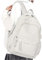 WEPLAN Rucksack Damen Schule Casual Schulrucksack Mädchen Teenager Schultasche College Rucksack für Reisen Arbeit mit USB-Ladeanschluss School Backpack 14 Zoll Laptop Wasserdicht,Beige