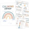 12 Poster Calming Corner Health, Gefühle Chart für Kinder, Calm Down Corner Supplies, Emotionen, Boho-Klassenzimmer-Dekor, Beratungstherapie, Bürodekoration, pädagogische Poster, 27,9 x 38,1 cm