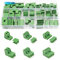 YIXISI 25 Set PCB Mount Screw Terminal Block - 2/3/4 Pin Right Angle Connector, 5.08mm Pitch, for PCB