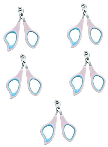 POPETPOP 5pièces Coupe- pour Chat Pince Ergonomique Inoxydable Outil De Toilettage Pratique Et pour Animaux Domestiques