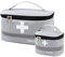 Colexy 2stk Medikamententasche Tragbar Reiseapotheke Tasche Große Kapazität Medizin Aufbewahrungstasche wasserdichte Notfalltasche Leer Erste Hilfe Tasche Medikament Tasche für Reisen Home Büro