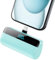 Feob Mini Power Bank 5200mAh für iPhone 16/15 Serie, PD Schnellladung Powerbank USB C Externer Akku mit LCD-Display, Kompatibel mit iPhone 16/15 Plus Pro Max,Samsung S24,USB C Android Telefone - Grün