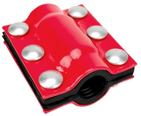 1 1/4 inch Pipe Repair Clamp, Emergency Kit for Plastic and Metal Pipes red(OD 32MM)